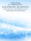 14 Original Saxophone Quartets (Advanced Intermediate): Soprano Saxophone Cover Image
