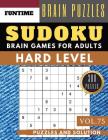 Hard Sudoku: 300 hard SUDOKU puzzle books sudoku hard to extreme difficulty Maths Book Puzzles and Solutions for Adult and Senior ( Cover Image