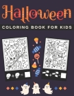 Halloween Coloring Book For Kids: Spooky Coloring Book for Kids Scary Halloween Monsters Witches Pumpkin Ghost Magic Wand Horror By Fun Pen Press Cover Image