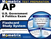 AP U.S. Government & Politics Exam Flashcard Study System: AP Test Practice Questions & Review for the Advanced Placement Exam Cover Image