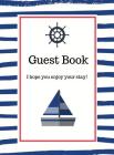 Nautical Guest Book Hardcover Cover Image