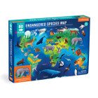Endangered Species Around the World 80 Piece Geography Puzzle By Illustrated By Katy Tanis Mudpuppy (Created by) Cover Image