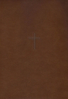 Niv, Quest Study Bible, Large Print, Leathersoft, Brown, Comfort Print: The Only Q and A Study Bible Cover Image