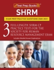 SHRM Exam Prep Practice Questions 2020-2021: 3 Full-Length SHRM CP Practice Tests for the Society for Human Resource Management Exam [Includes Detaile Cover Image