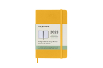 Moleskine 2023 Weekly Notebook Planner, 12M, Pocket, Orange Yellow, Hard Cover (3.5 x 5.5) By Moleskine Cover Image