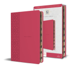 KJV Holy Bible, Large Print Medium Format, Fucsia Faux Leather W/Ribbon Marker, Red Letter, Thumb Index Cover Image