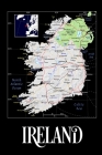 Ireland: Map of Ireland Notebook Cover Image