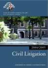 Civil Litigation 2004/2005 (Blackstone Bar Manual) Cover Image