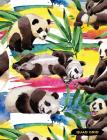 Quad Grid: Panda Composition Notebook Graph Ruled Paper, 4x4 Squared for Math & Science Graphing Cover Image