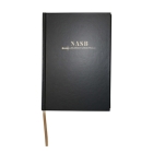 NASB Large Print Wide Margin - Black Hardcover Cover Image