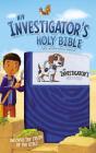 Niv, Investigator's Holy Bible, Leathersoft, Blue: Uncover the Truth of the Bible By Zondervan Cover Image