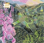 Adult Jigsaw Puzzle Annie Soudain: Foxgloves and Finches: 1000-piece Jigsaw Puzzles Cover Image
