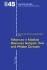 Advances in Medical Discourse Analysis: Oral and Written Contexts (Linguistic Insights #45) Cover Image