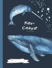 Future Cetologist - Large Hexagon - 120 Pages: Marine Biology Composition Book Cover Image