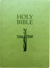 Kjver Holy Bible, Cross Design, Large Print, Olive Ultrasoft: (King James Version Easy Read, Red Letter, Green) By Whitaker House Cover Image