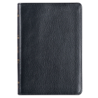 KJV Compact Bible Black Full Grain Leather  Cover Image
