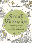 Small Victories: A Coloring Book of Little Wins and Miniature Masterpieces Cover Image