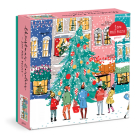 Christmas Carolers Square Boxed 1000 Piece Puzzle By Galison, Michael Storrings (Illustrator) Cover Image