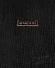 Graph Paper: Executive Style Composition Notebook - Black Alligator Skin Leather Style, Softcover - 7.5 x 9.25 - 100 pages (Office By Birchwood Press Cover Image