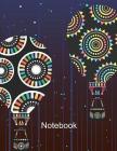 Notebook. Hot Air Balloons Cover Design. Composition Notebook. Wide Ruled. 8.5 x 11. 120 Pages. Cover Image