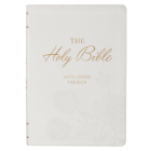 KJV Bible Super Giant Print Faux Leather White By Christian Art Gifts (Created by) Cover Image