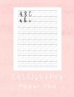 Calligraphy Paper Pad: Handwriting Practice for Adults - 160 Sheet Pad Cover Image