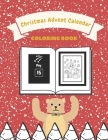 Christmas Advent Calendar Coloring Book: Christmas Time Count Down Simple Colouring for Kids Toddlers Adults By Levon Mirzoyan Voske Art Cover Image