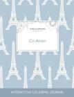 Adult Coloring Journal: Co-Anon (Floral Illustrations, Eiffel Tower) By Courtney Wegner Cover Image