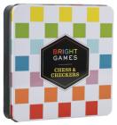 Bright Games Chess & Checkers: (Board Game Set, Family Game Night Games, Classic Board Games) By Chronicle Books Cover Image