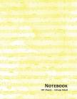 Notebook: Yellow Music Notes -100 Sheets - College Ruled (8.5 x 11) Cover Image