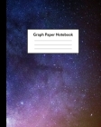 Graph Paper Notebook: 5 x 5 squares per inch, Quad Ruled - 8 x 10 - Purple Milky Way Galaxy Outer Space - Math and Science Composition Noteb By Space Composition Notebooks Cover Image