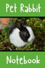 Pet Rabbit Notebook: Custom Personalized Fun Kid-Friendly Daily Rabbit Log Book to Look After All Your Small Pet's Needs. Great For Recordi By Petcraze Books Cover Image