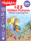 123 Hidden Pictures Sticker Learning Fun (Highlights Hidden Pictures Sticker Learning) By Highlights Learning (Created by) Cover Image