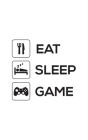 Eat Sleep Game: Notebook By Eat Sleep Game Cover Image