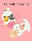 Animals Coloring: Coloring Book, Relax Design for Artists with fun and easy design for Children kids Preschool By J. K. Mimo Cover Image