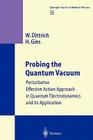 Probing the Quantum Vacuum: Perturbative Effective Action Approach in Quantum Electrodynamics and Its Application (Springer Tracts in Modern Physics #166) By Walter Dittrich, Holger Gies Cover Image