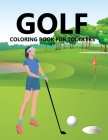 Golf Coloring Book For Toddlers Cover Image