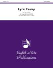 Lyric Essay: Score & Parts (Eighth Note Publications) Cover Image