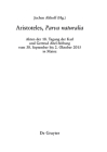 Aristoteles, >Parva Naturalia (Philosophie Der Antike #39) By Jochen Althoff (Editor) Cover Image
