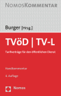 Tvod - Tv-L: Tarifvertrage Fur Den Offentlichen Dienst By Ernst Burger (Editor) Cover Image