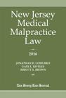 New Jersey Medical Malpractice Law 2016 Cover Image