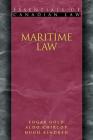 Maritime Law (Essentials of Canadian Law) Cover Image