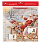 Santa's Sleigh advent calendar (with stickers) By Flame Tree Studio (Created by) Cover Image