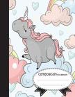 Composition Notebook, 8.5 x 11, 110 pages: Cute Unicorn: (School Notebooks) Cover Image