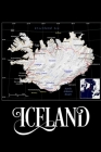 Iceland: Map of Iceland Notebook Cover Image