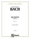 Six Duets, Vol 1 (Kalmus Edition #1) By Johann Christian Bach (Composer) Cover Image