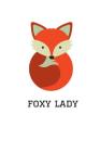 Foxy Lady: Fox Notebook, 110 Pages, 6' X 9' By Joy Feathers Cover Image