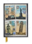 Vintage Postcards (Foiled Journal) (Flame Tree Notebooks) By Flame Tree Studio (Created by) Cover Image