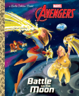 Battle on the Moon (Marvel Avengers) (Little Golden Book) By John Sazaklis, Penelope R. Gaylord (Illustrator) Cover Image
