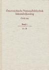 Osterreichische Nationalbibliothek Wien. Inkunabelkatalog. Onb-Ink: Band I. A-B By Otto Mazal (Revised by), Konstanze Mittendorfer (Revised by) Cover Image